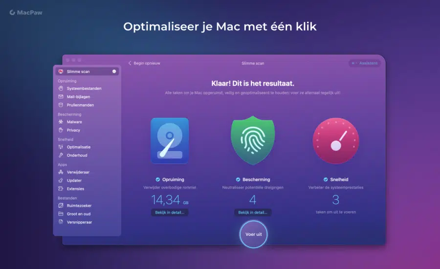 Mac optimaliseren en sneller maken