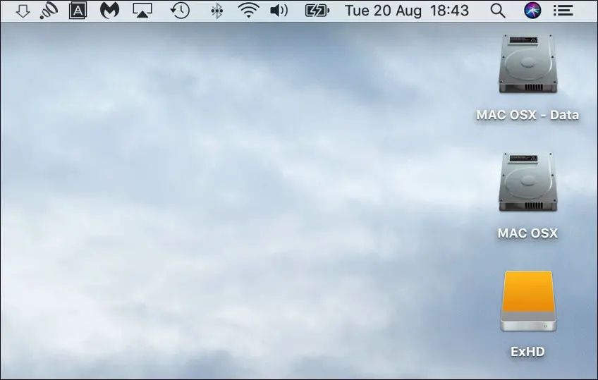 remove shortcuts mac desktop