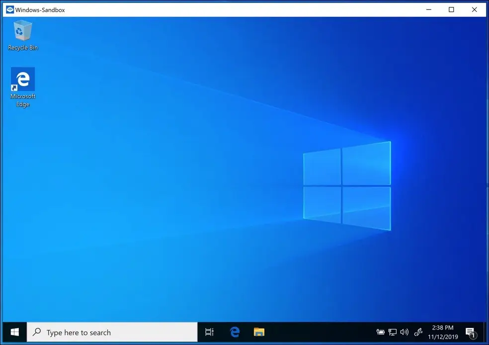 Windows Sandbox installeren