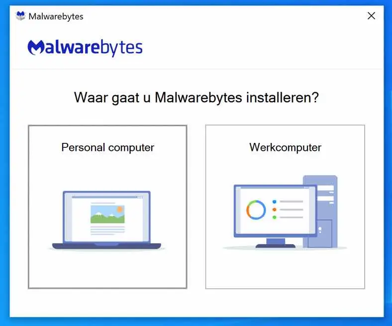 malwarebytes persoonlijk of werkcomputer