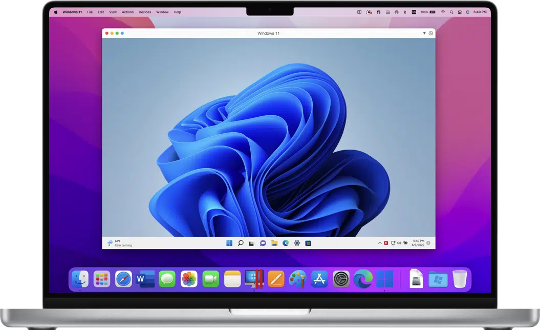 Parallels desktop voor Mac