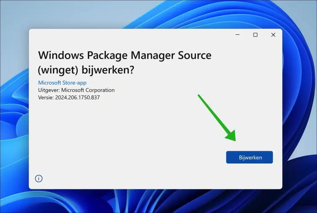 Windows Package Manager kan nu worden bijgewerkt