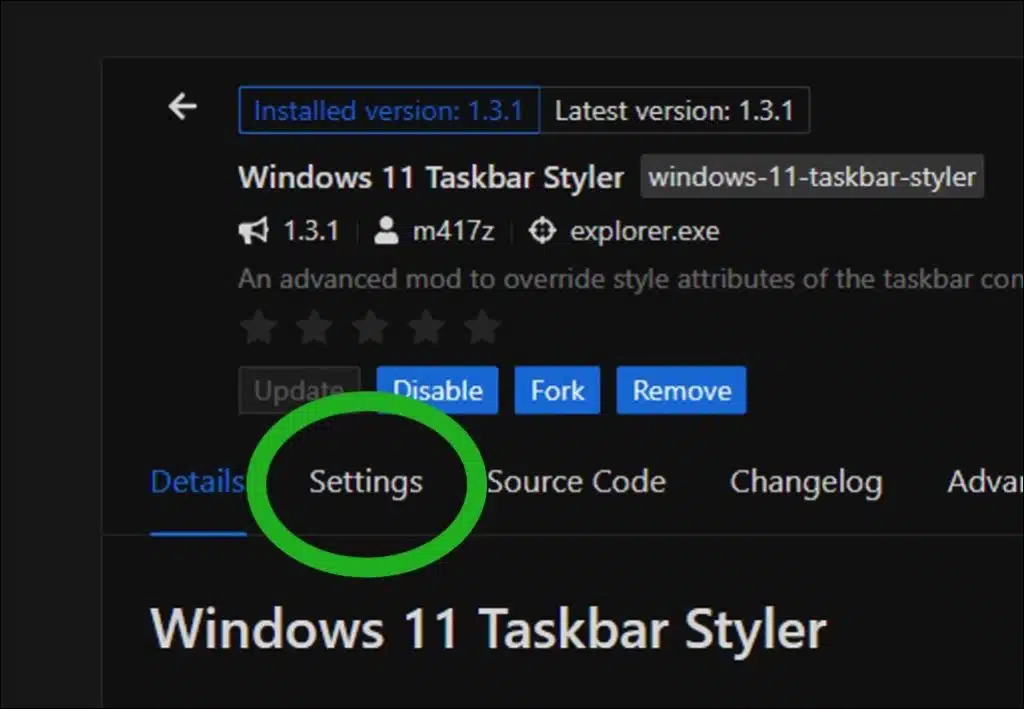 Change the Windows 11 taskbar to Windows XP style