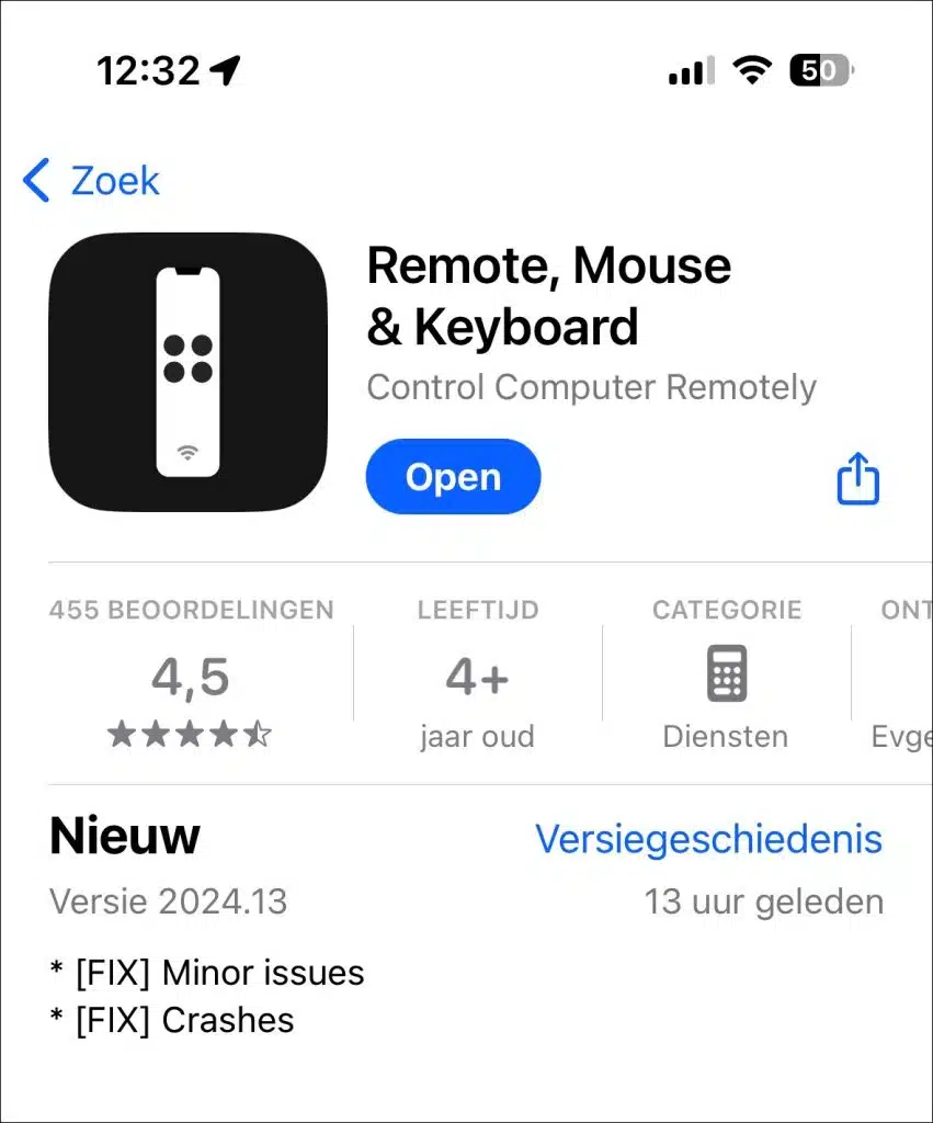 remote mouse keyboard app appstore