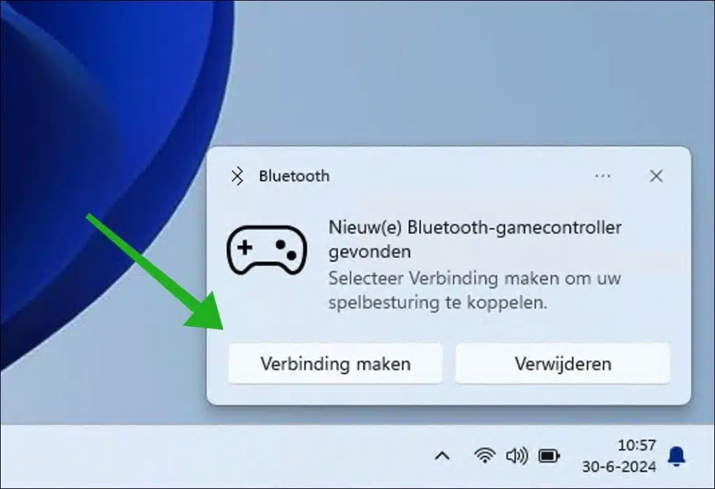 Xbox controller verbinding maken via bluetooth op Windows 11 pc