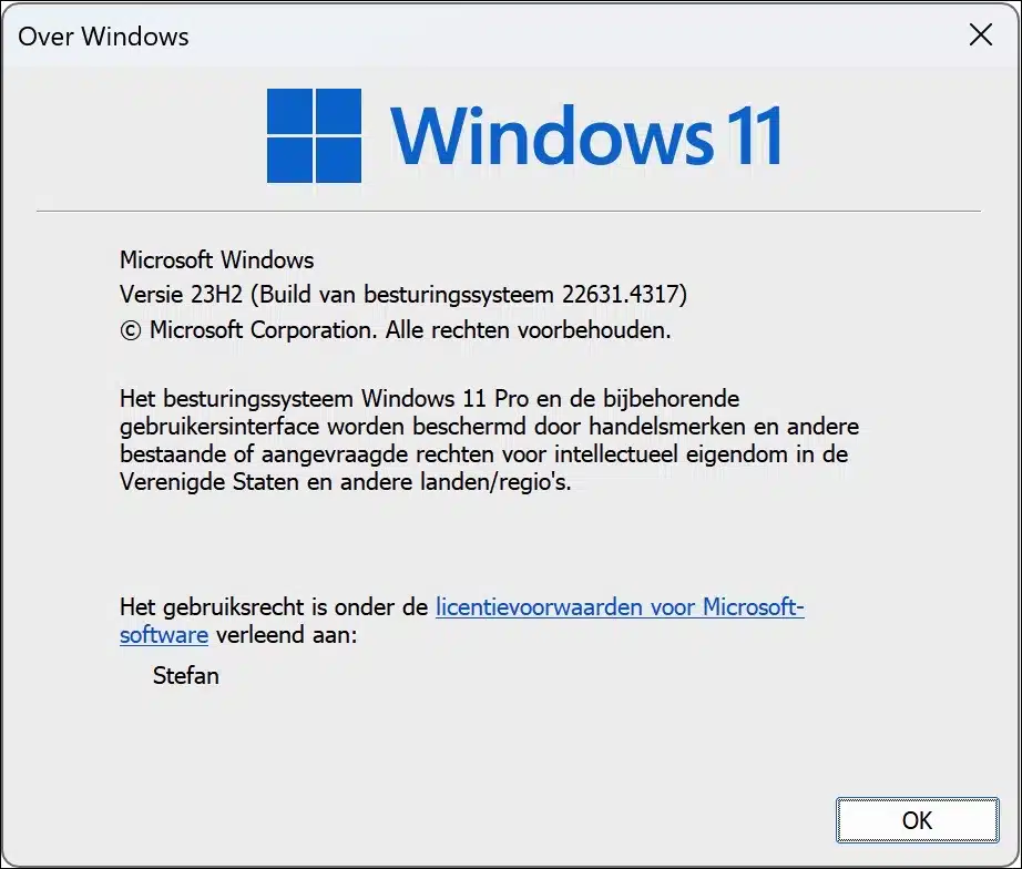 Windows 10 is nu geupgraded naar Windows 11